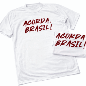 Camisa “Acorda, Brasil!” – Estampa Batom Inspirada em Nikolas Ferreira